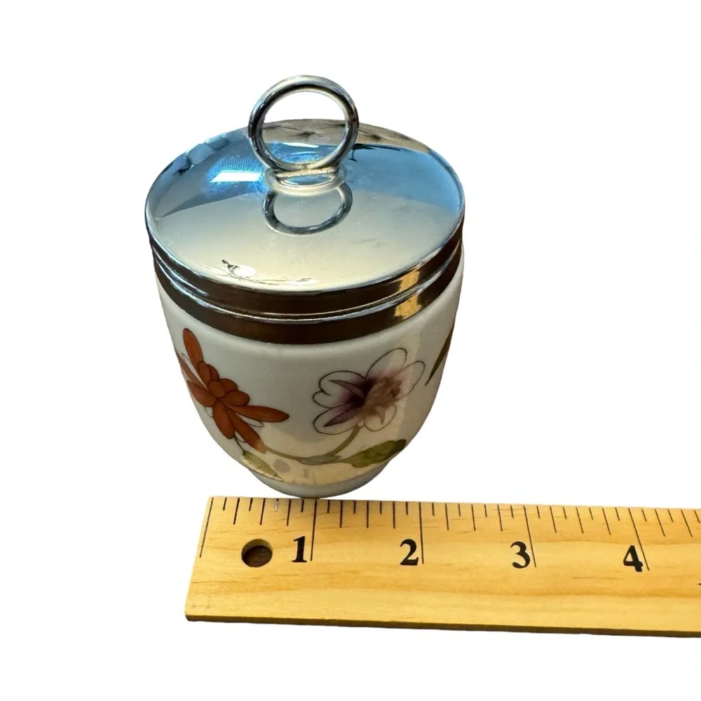 Royal Worcester Atsley King Size Egg Coddler Porcelain